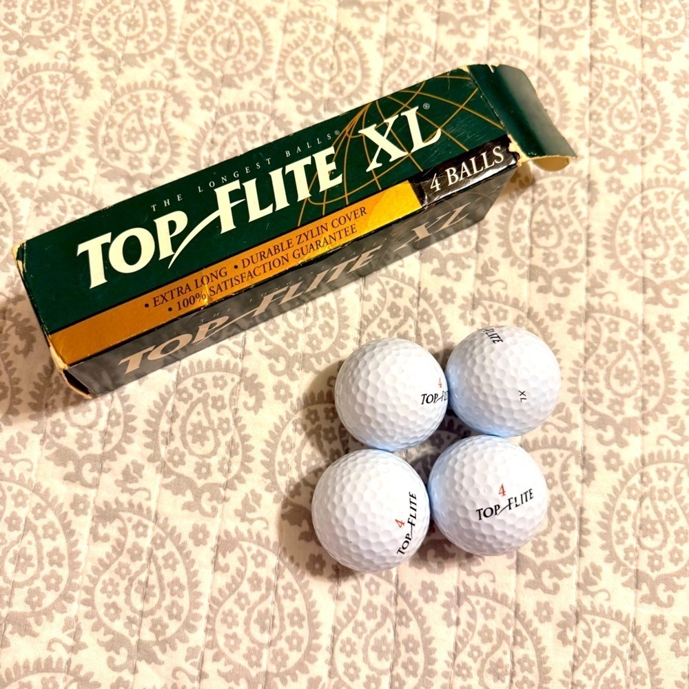 Top Flite XL Distance golf balls 4pk